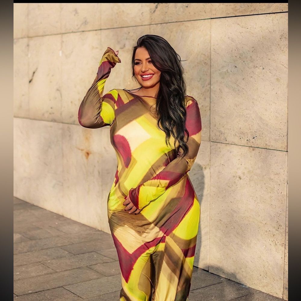 ZARA PRINTED DRESS - Picture 9 of 16